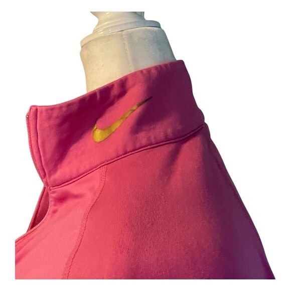 Nike Pro Combat Dri-FIT Swift Element 1/2-Zip Running Top Hot Pink Pull-Over XS - Picture 2 of 8